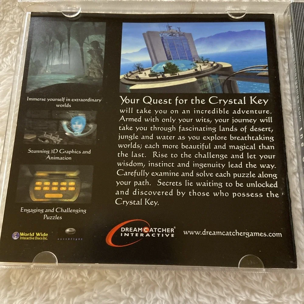 Crystal Key PC‎ Mac CD Rom Video Game CIB